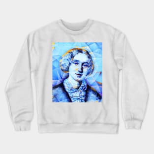 George Eliot Portrait | George Eliot Artwork | George Eliot Painting 10 Crewneck Sweatshirt